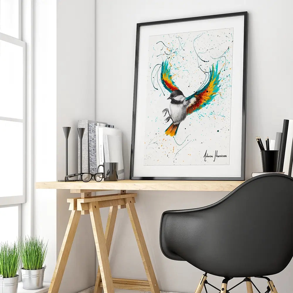 Solo Sounds Bird Framed Art Print Solo Sounds Bird Framed Art Print wall art product Ashvin Harrison