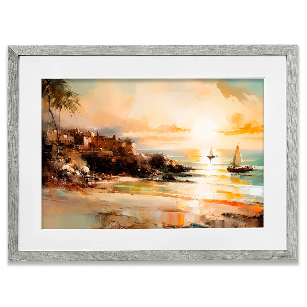 Somewhere In Paradise Framed Art Print Somewhere In Paradise Framed Art Print wall art product Treechild