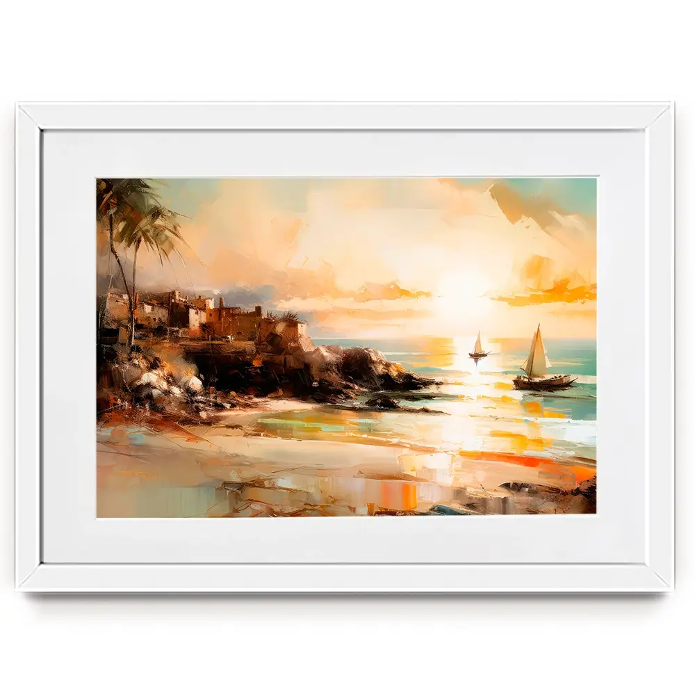Somewhere In Paradise Framed Art Print Somewhere In Paradise Framed Art Print wall art product Treechild