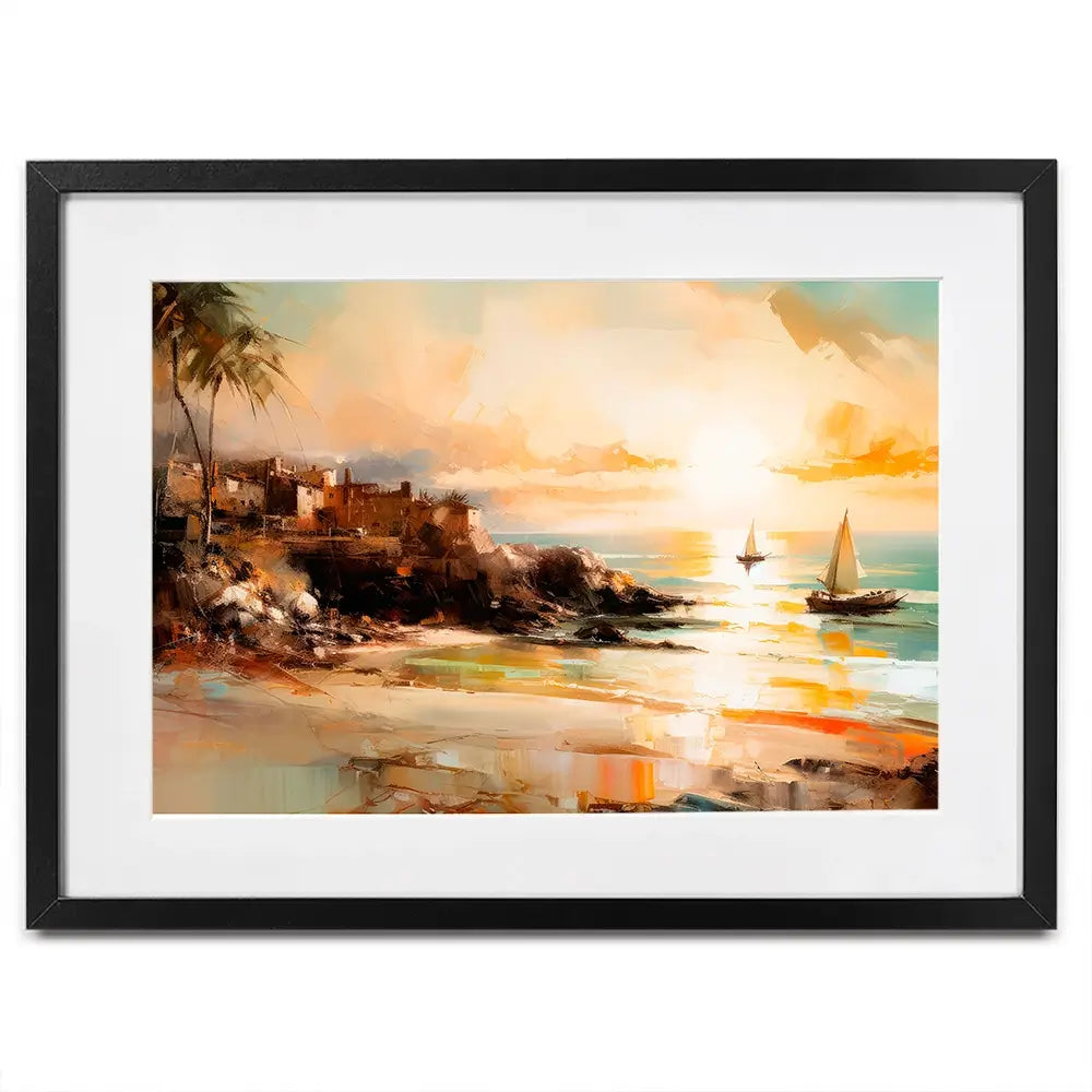 Somewhere In Paradise Framed Art Print Somewhere In Paradise Framed Art Print wall art product Treechild