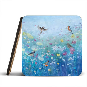 Songbirds In The Garden Coaster Set Songbirds In The Garden Coaster Set wall art product Laure Bury