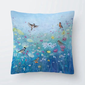 Songbirds In The Garden Cushion Songbirds In The Garden Cushion wall art product Laure Bury