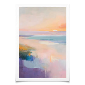 Soothing Seascape Art Print Soothing Seascape Art Print wall art product LSR Design Studio - Independent