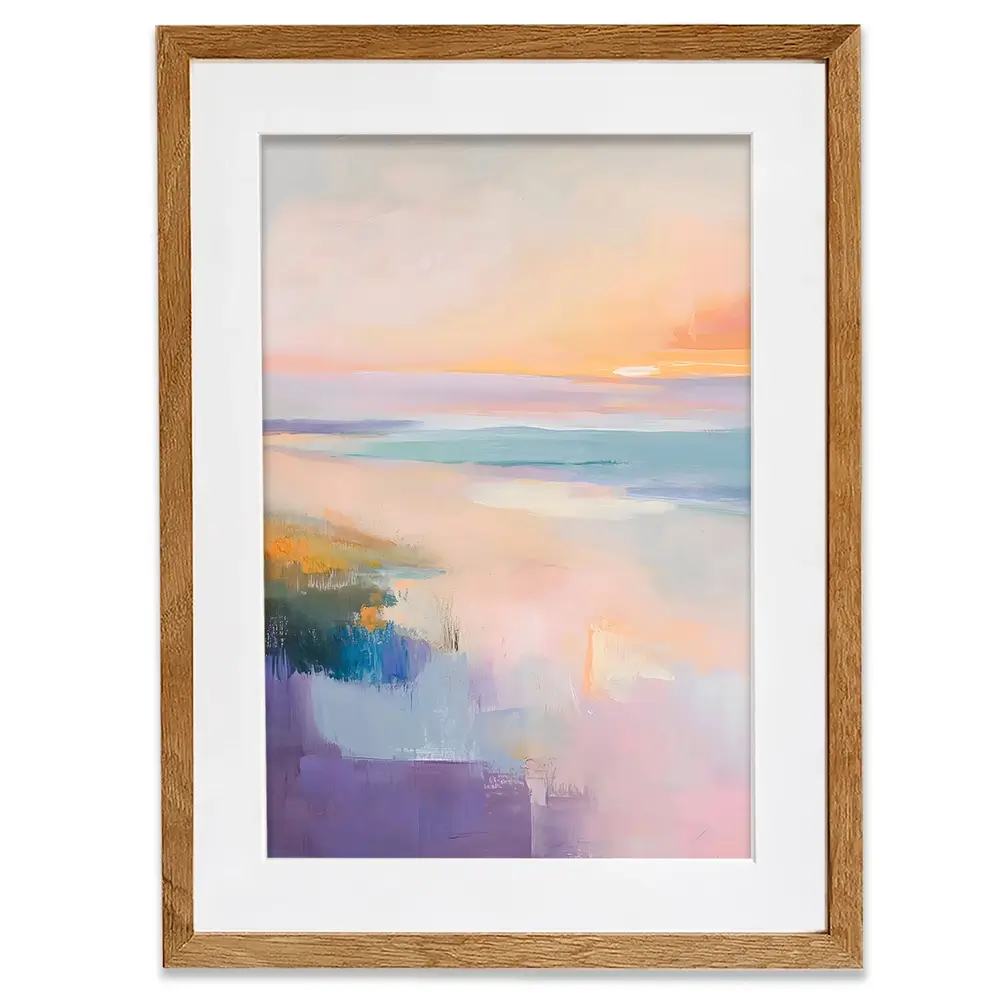 Soothing Seascape Framed Art Print Soothing Seascape Framed Art Print wall art product LSR Design Studio - Independent