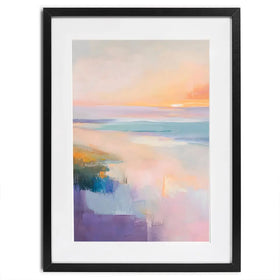 Soothing Seascape Framed Art Print Soothing Seascape Framed Art Print wall art product LSR Design Studio - Independent