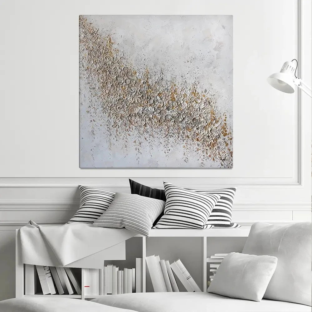 Sophisticated Celebration Square Canvas Print Sophisticated Celebration Square Canvas Print wall art product Nada Khatib