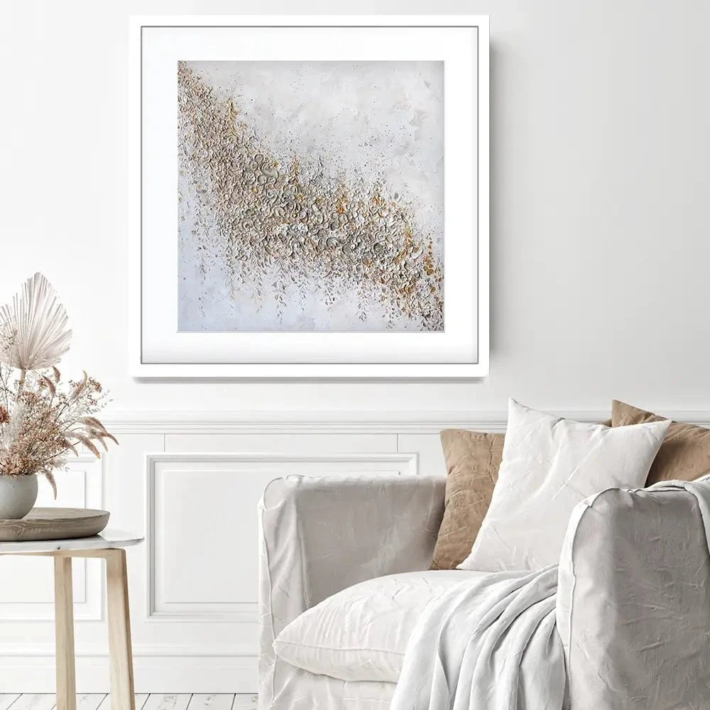 Sophisticated Celebration Square Framed Art Print Sophisticated Celebration Square Framed Art Print wall art product Nada Khatib