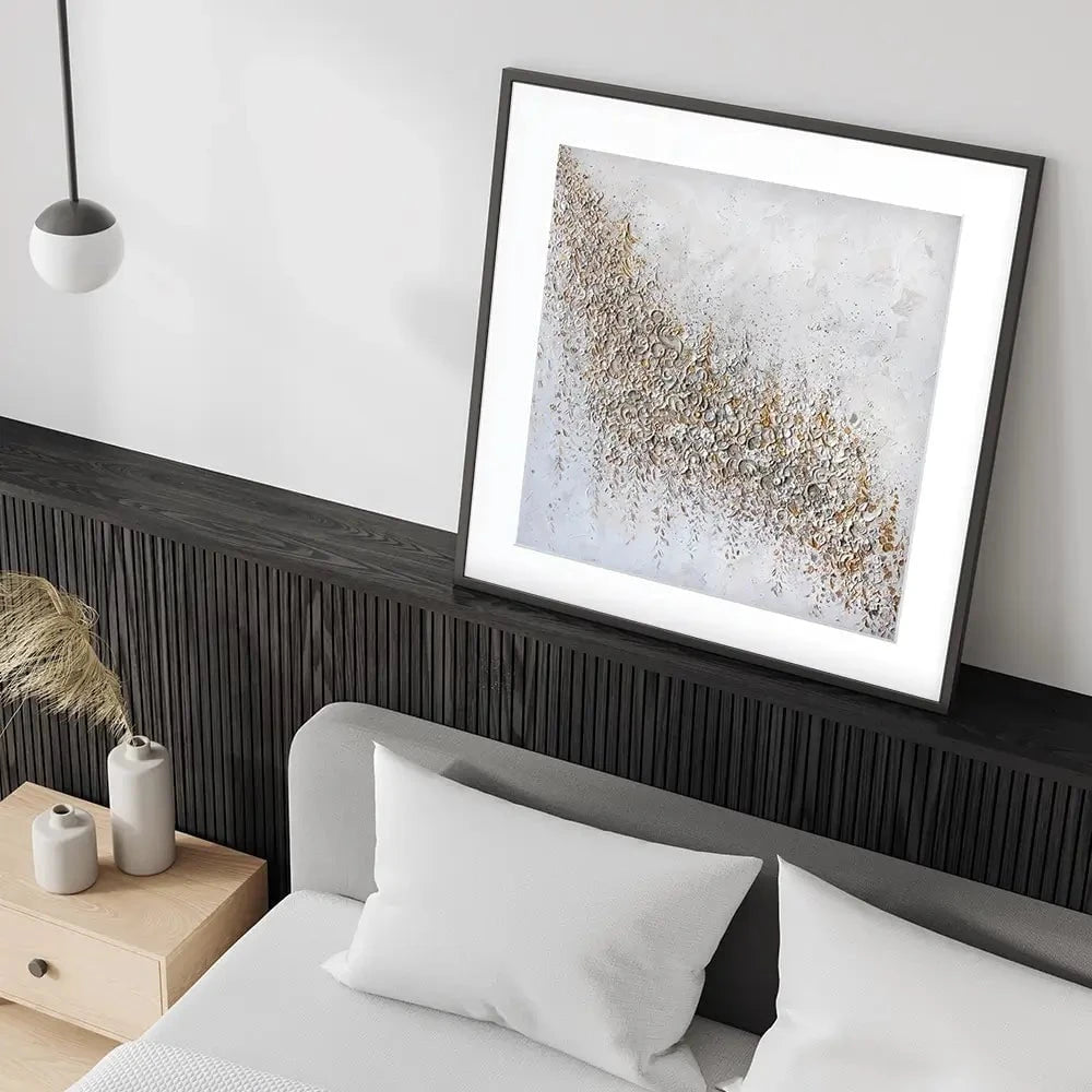 Sophisticated Celebration Square Framed Art Print Sophisticated Celebration Square Framed Art Print wall art product Nada Khatib