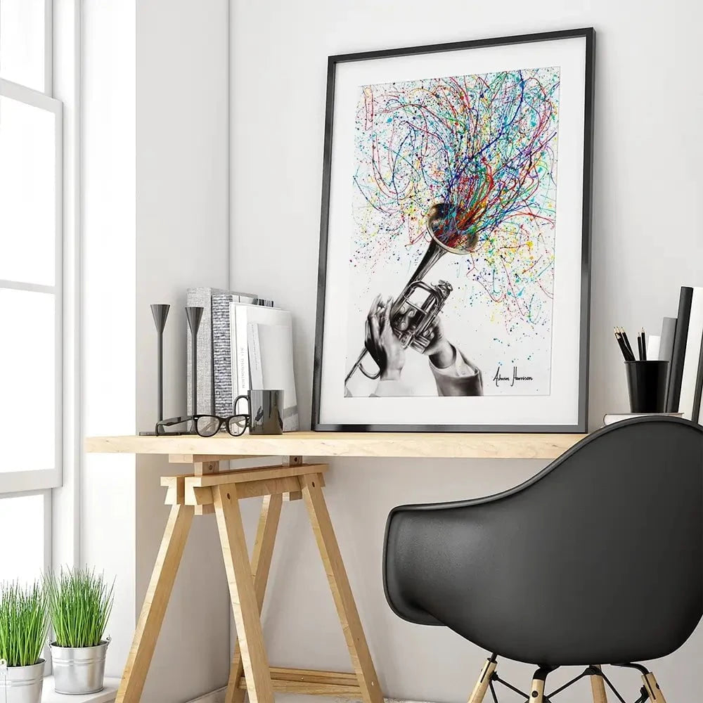 Soul Of Sound Framed Art Print Soul Of Sound Framed Art Print wall art product Ashvin Harrison