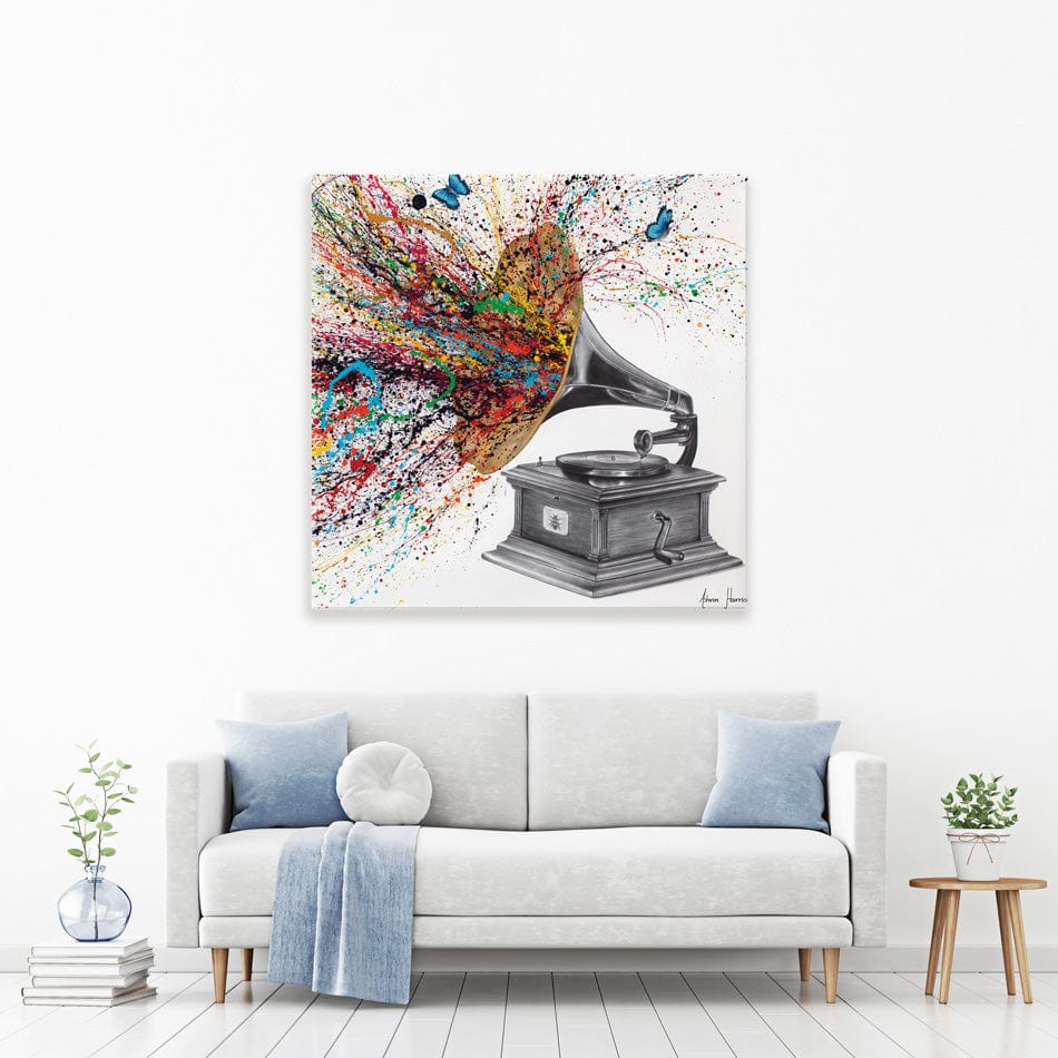 Sound Of Nature Square Canvas Print wall art product Ashvin Harrison
