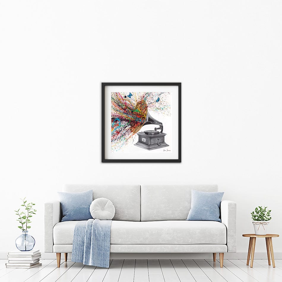 Sound Of Nature Square Framed Art Print wall art product Ashvin Harrison