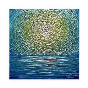 Sour Apple Square Canvas Print Sour Apple Square Canvas Print wall art product Nada Khatib