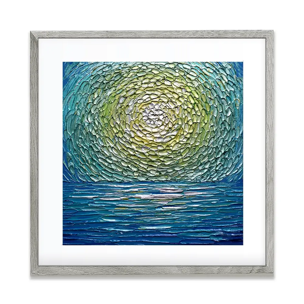 Sour Apple Square Framed Art Print Sour Apple Square Framed Art Print wall art product Nada Khatib