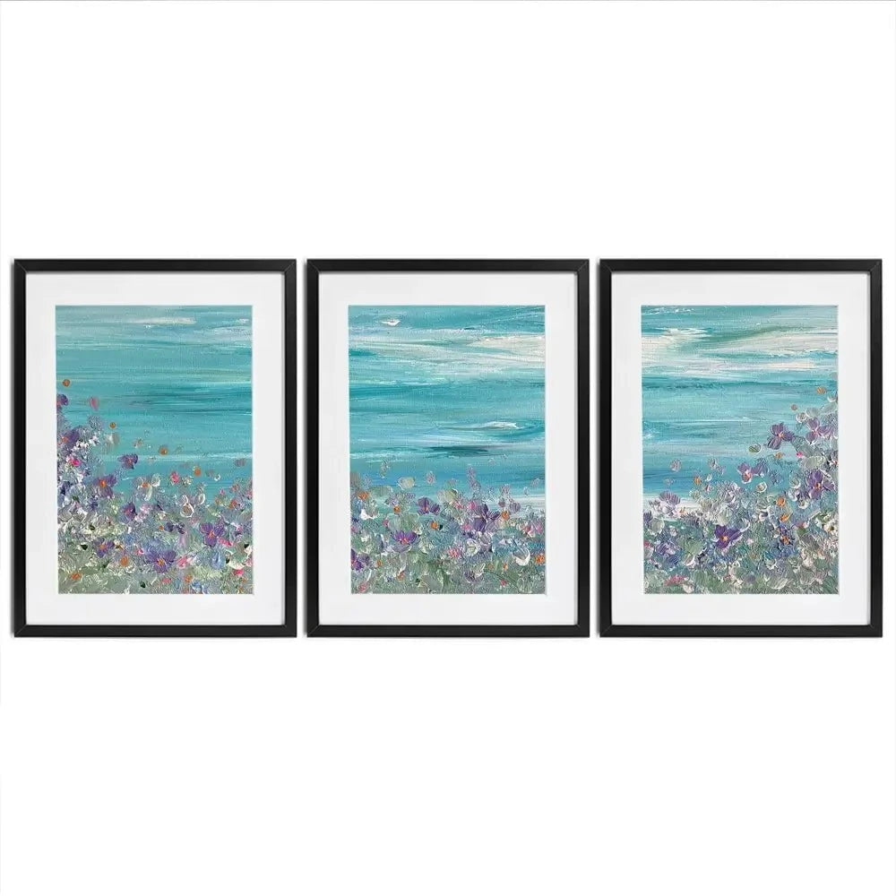 South Coast Views Framed Art Print Trio South Coast Views Framed Art Print Trio wall art product Charlotte Anna Reed