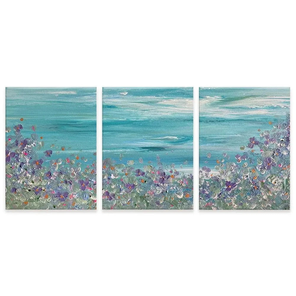 South Coast Views Trio Canvas Print South Coast Views Trio Canvas Print wall art product Charlotte Anna Reed