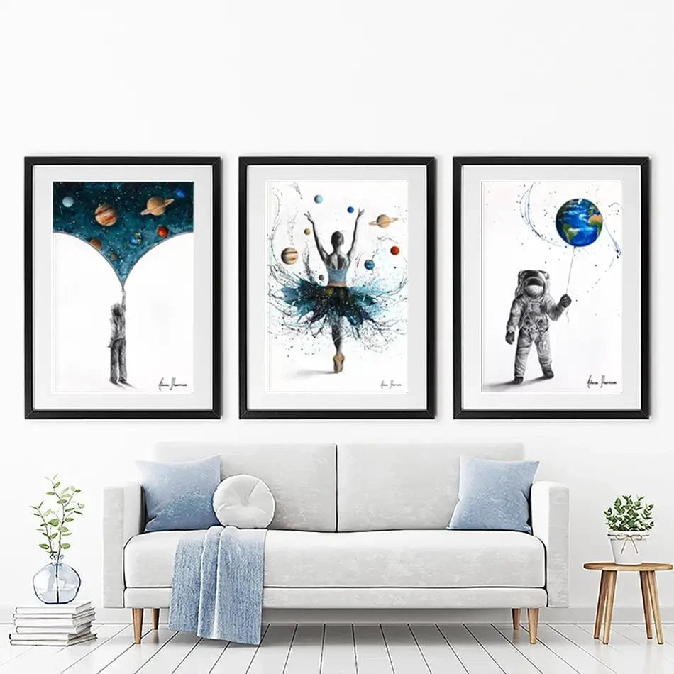 Space Framed Art Print Trio Space Framed Art Print Trio wall art product Ashvin Harrison