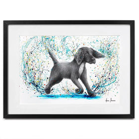 Spaniel Splash Framed Art Print Spaniel Splash Framed Art Print wall art product Ashvin Harrison