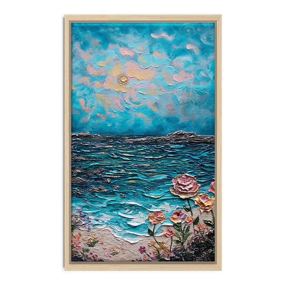Sparked By The Sea Canvas Print Sparked By The Sea Canvas Print wall art product Nada Khatib