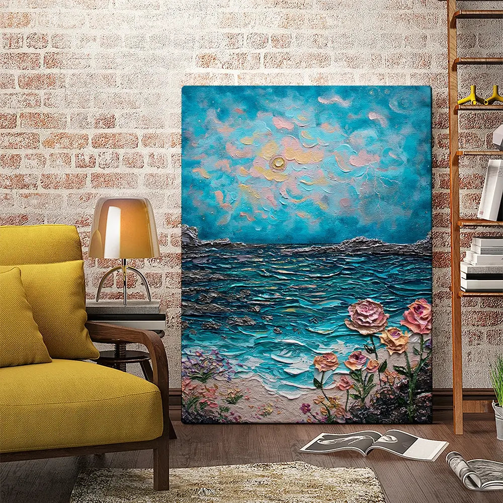 Sparked By The Sea Canvas Print Sparked By The Sea Canvas Print wall art product Nada Khatib