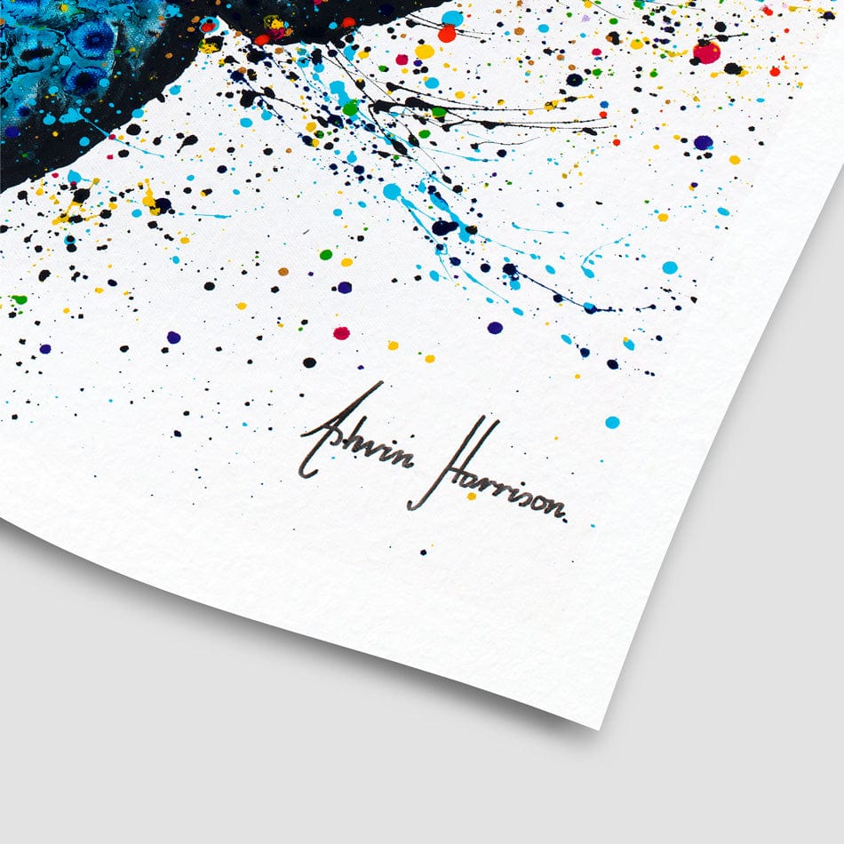 Sparkling City Butterfly Art Print wall art product Ashvin Harrison
