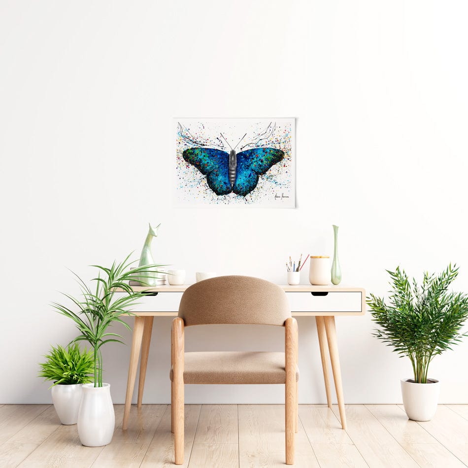 Sparkling City Butterfly Art Print wall art product Ashvin Harrison
