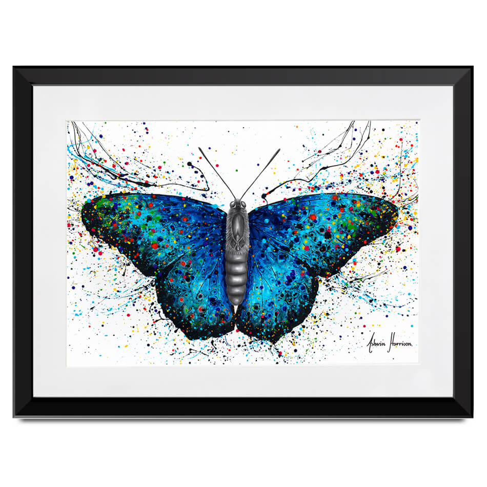 Sparkling City Butterfly Framed Art Print Sparkling City Butterfly Framed Art Print wall art product Ashvin Harrison