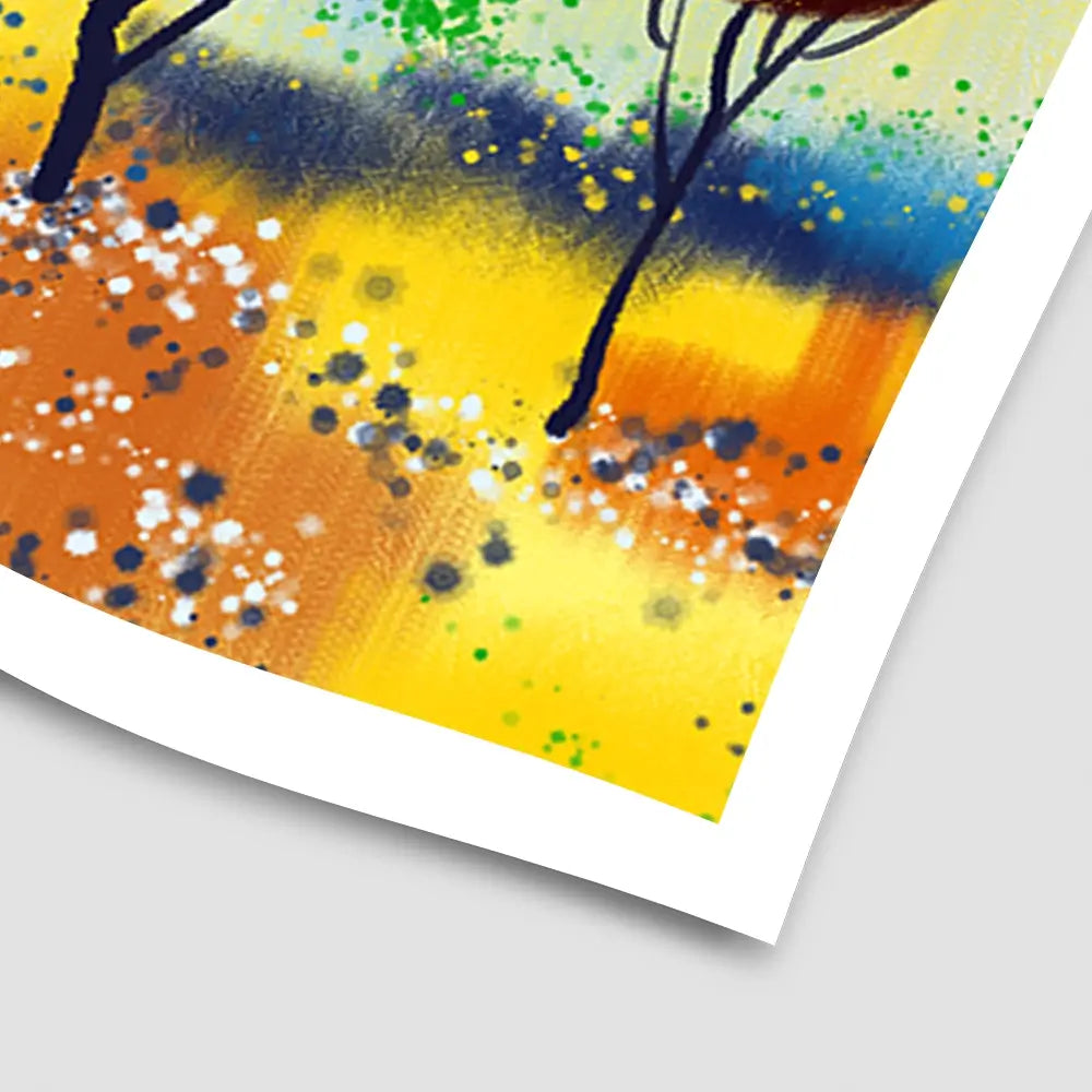 Spherical Trees Of Colour Art Print Spherical Trees Of Colour Art Print wall art product Tim Kats / Shutterstock