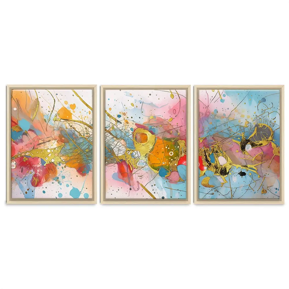 Splash Trio Canvas Print Splash Trio Canvas Print wall art product CHREMOS / Shutterstock