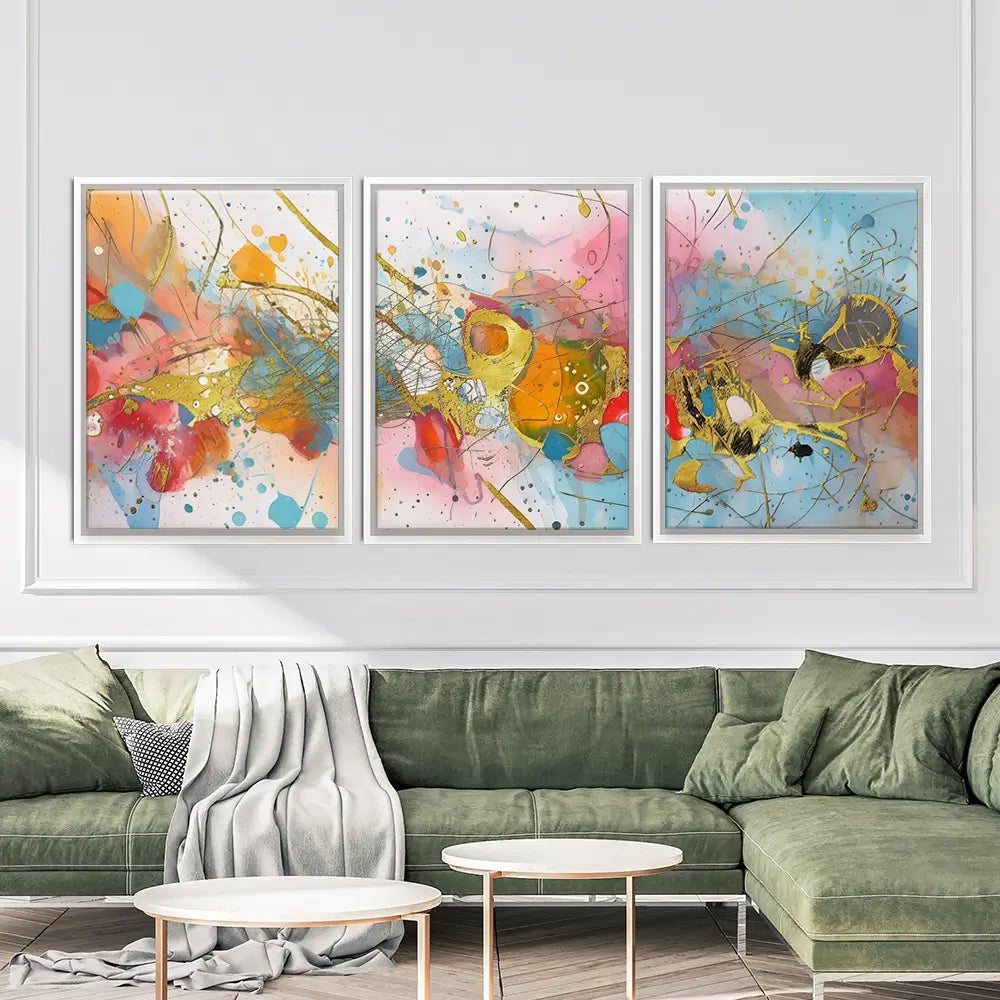 Splash Trio Canvas Print Splash Trio Canvas Print wall art product CHREMOS / Shutterstock