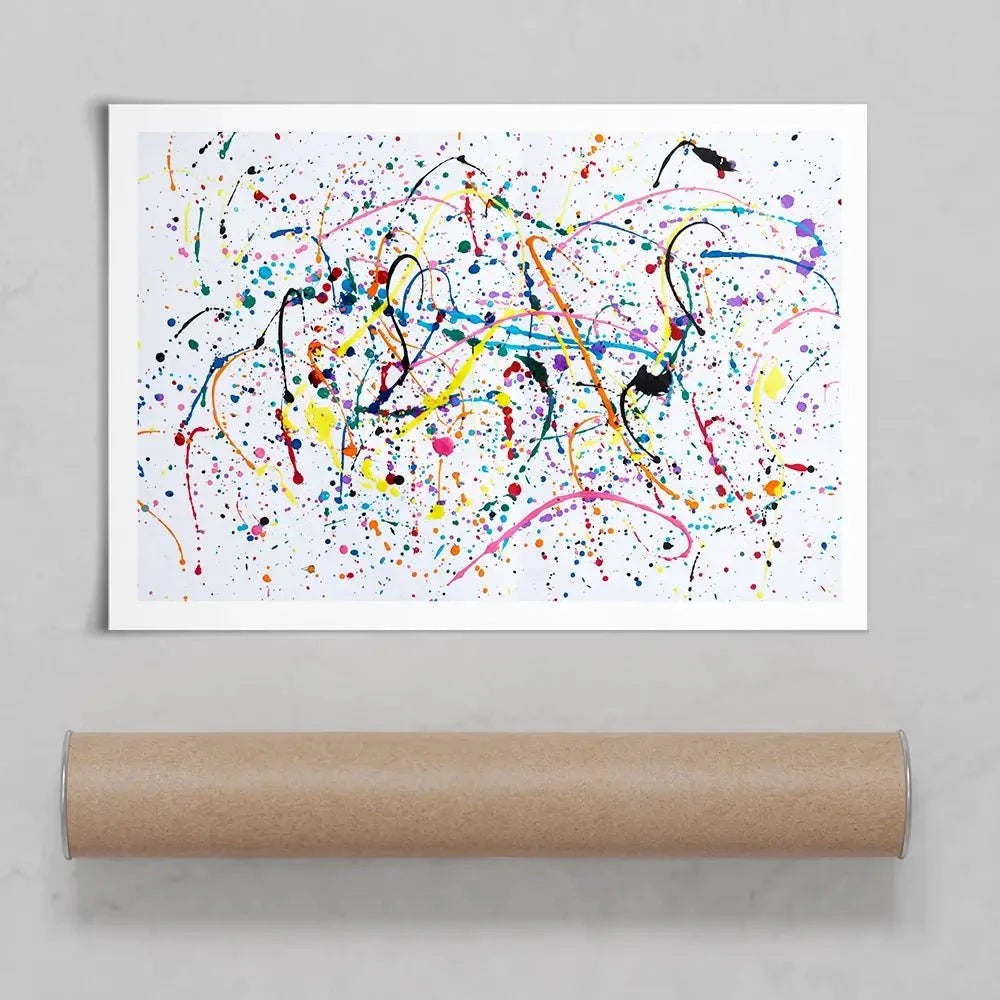 Splashes And Drips Art Print Splashes And Drips Art Print wall art product kenchiro168 / Shutterstock