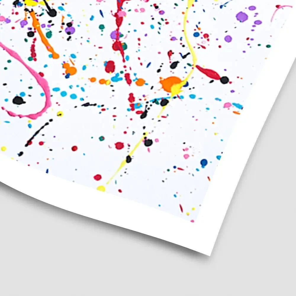 Splashes And Drips Art Print Splashes And Drips Art Print wall art product kenchiro168 / Shutterstock