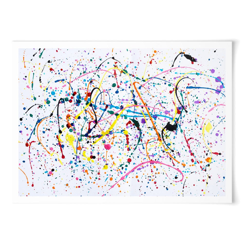 Splashes And Drips Art Print wall art product kenchiro168 / Shutterstock