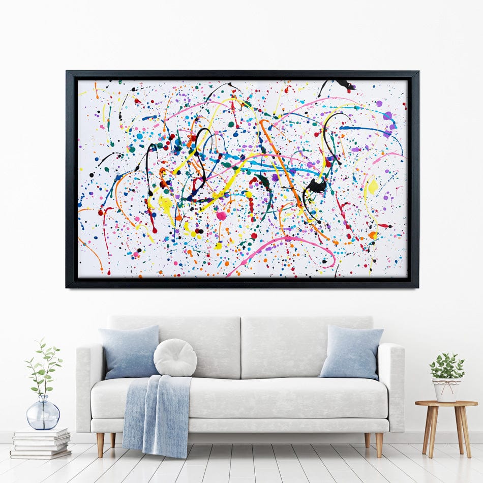 Splashes And Drips Canvas Print wall art product kenchiro168 / Shutterstock