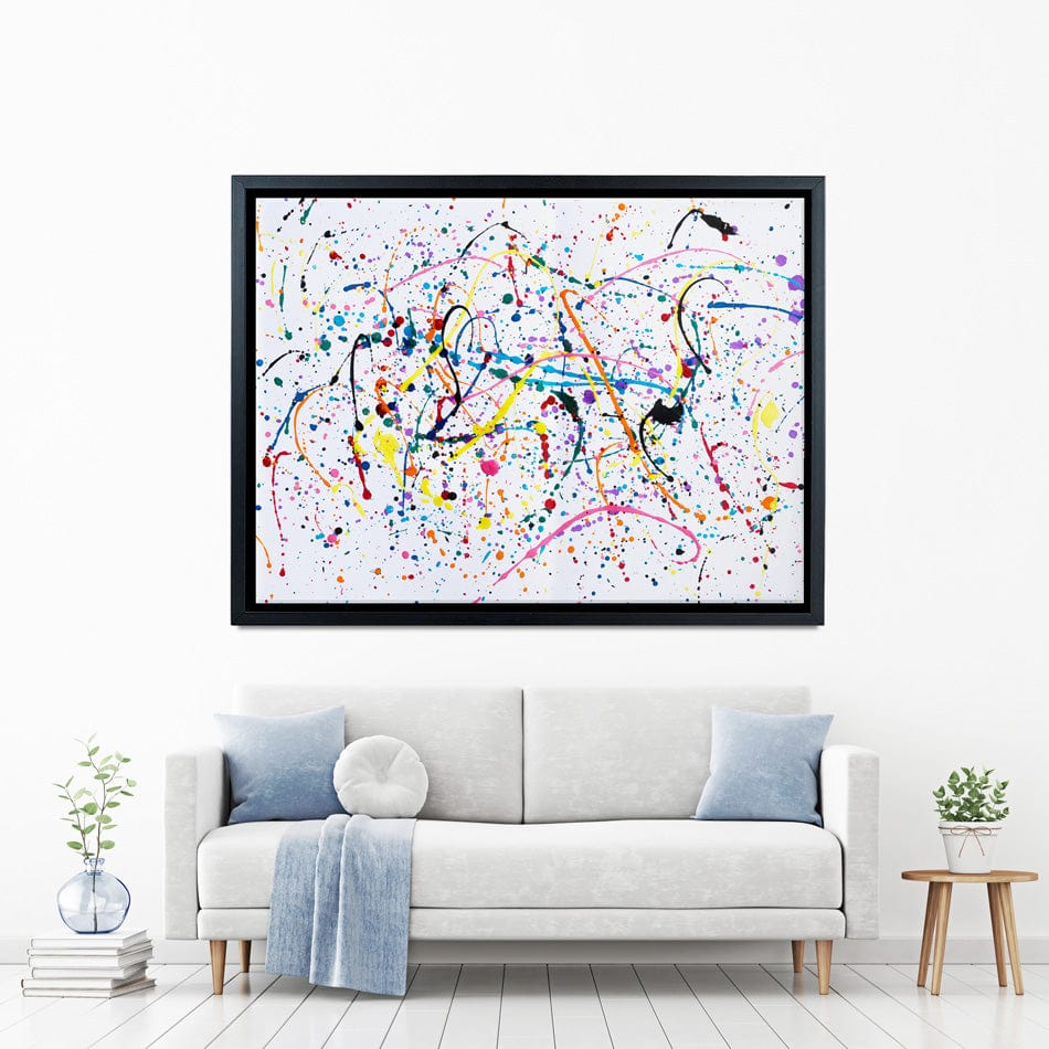 Splashes And Drips Canvas Print wall art product kenchiro168 / Shutterstock