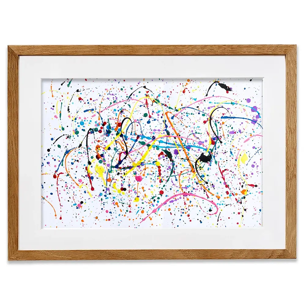 Splashes And Drips Framed Art Print Splashes And Drips Framed Art Print wall art product kenchiro168 / Shutterstock