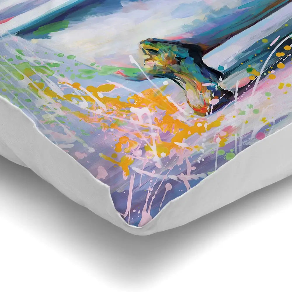 Splish Splash Baby Cow Cushion Splish Splash Baby Cow Cushion wall art product Leon Devenice