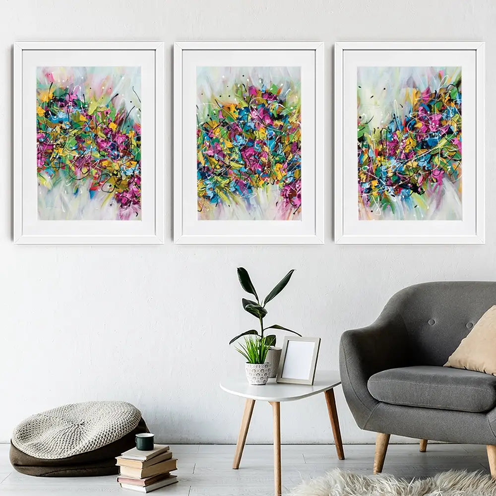 Spring Framed Art Print Trio Spring Framed Art Print Trio wall art product Olga Tkachyk