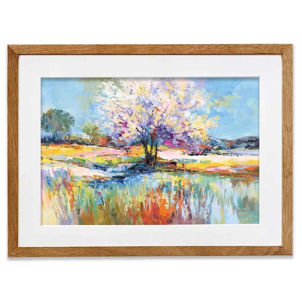 Spring Landscape Impressions Framed Art Print Spring Landscape Impressions Framed Art Print wall art product Leon Devenice