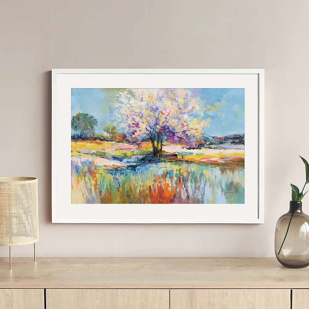 Spring Landscape Impressions Framed Art Print Spring Landscape Impressions Framed Art Print wall art product Leon Devenice
