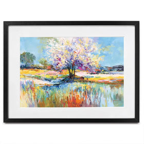 Spring Landscape Impressions Framed Art Print Spring Landscape Impressions Framed Art Print wall art product Leon Devenice
