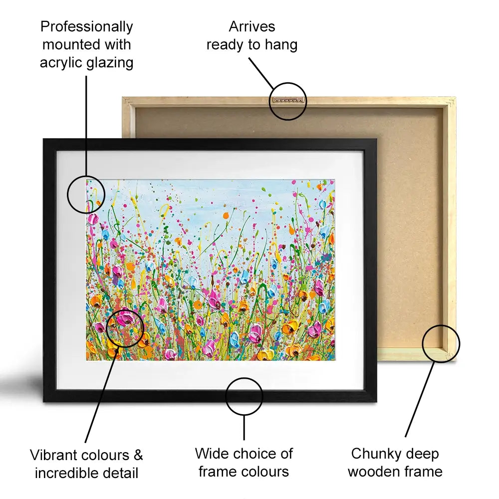 Spring Meadow Framed Art Print Spring Meadow Framed Art Print wall art product Olga Tkachyk