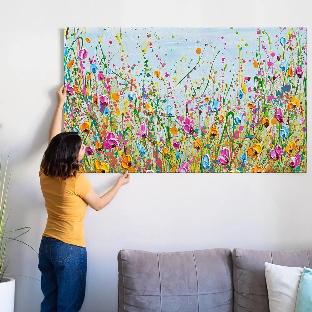 Spring Meadow Oversized Canvas Print Spring Meadow Oversized Canvas Print wall art product Art Print Shop