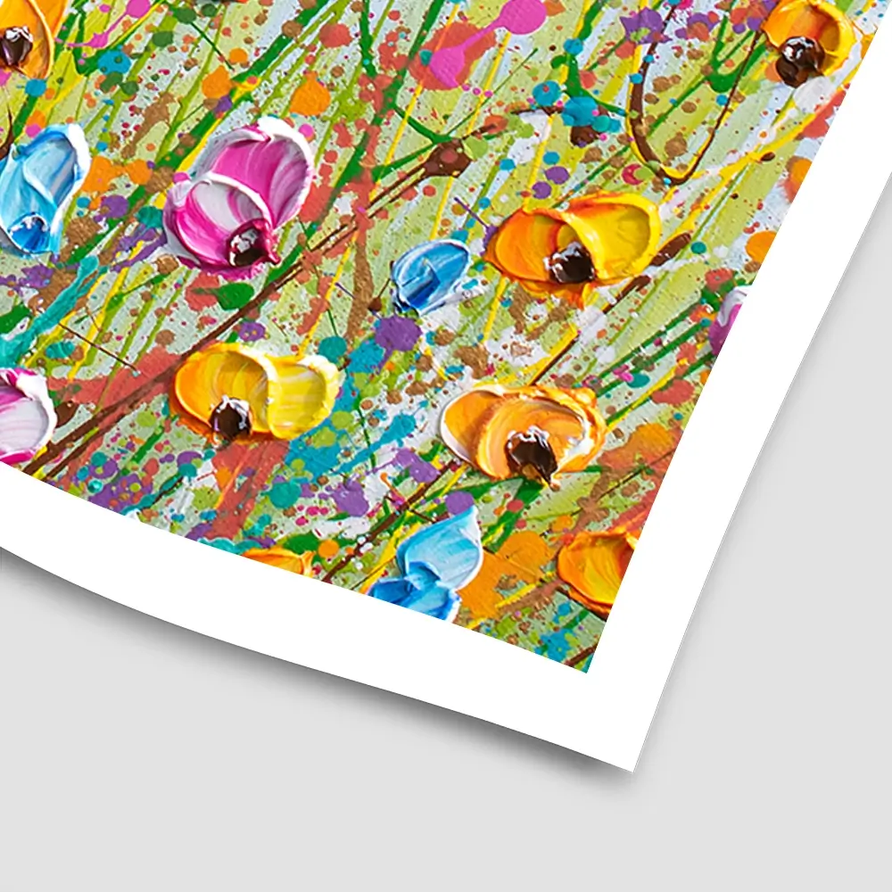 Spring Meadow Square Art Print Spring Meadow Square Art Print wall art product Olga Tkachyk