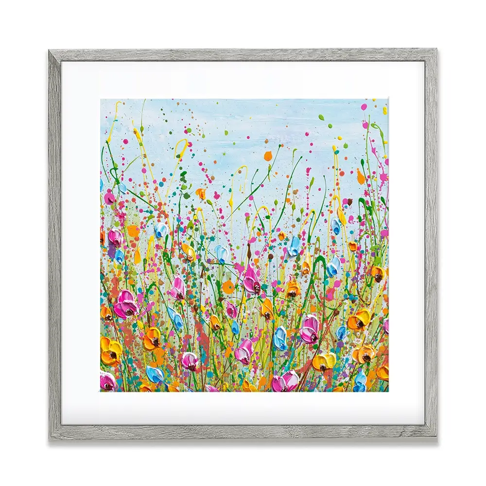 Spring Meadow Square Framed Art Print Spring Meadow Square Framed Art Print wall art product Olga Tkachyk