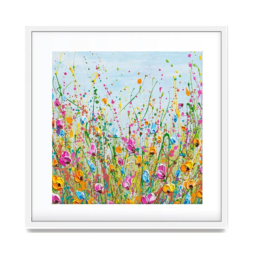Spring Meadow Square Framed Art Print Spring Meadow Square Framed Art Print wall art product Olga Tkachyk