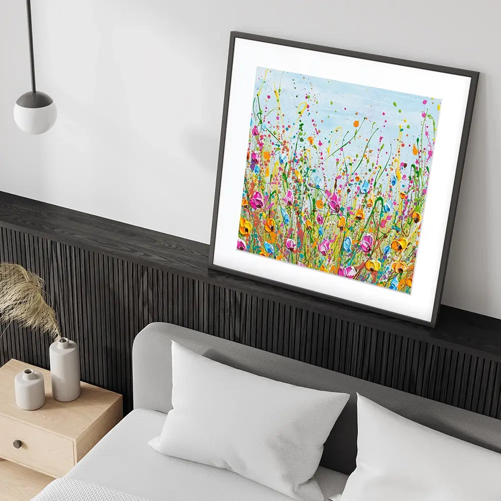 Spring Meadow Square Framed Art Print Spring Meadow Square Framed Art Print wall art product Olga Tkachyk