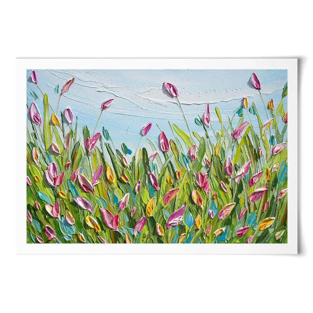 Spring Tulips Art Print Spring Tulips Art Print wall art product Olga Tkachyk