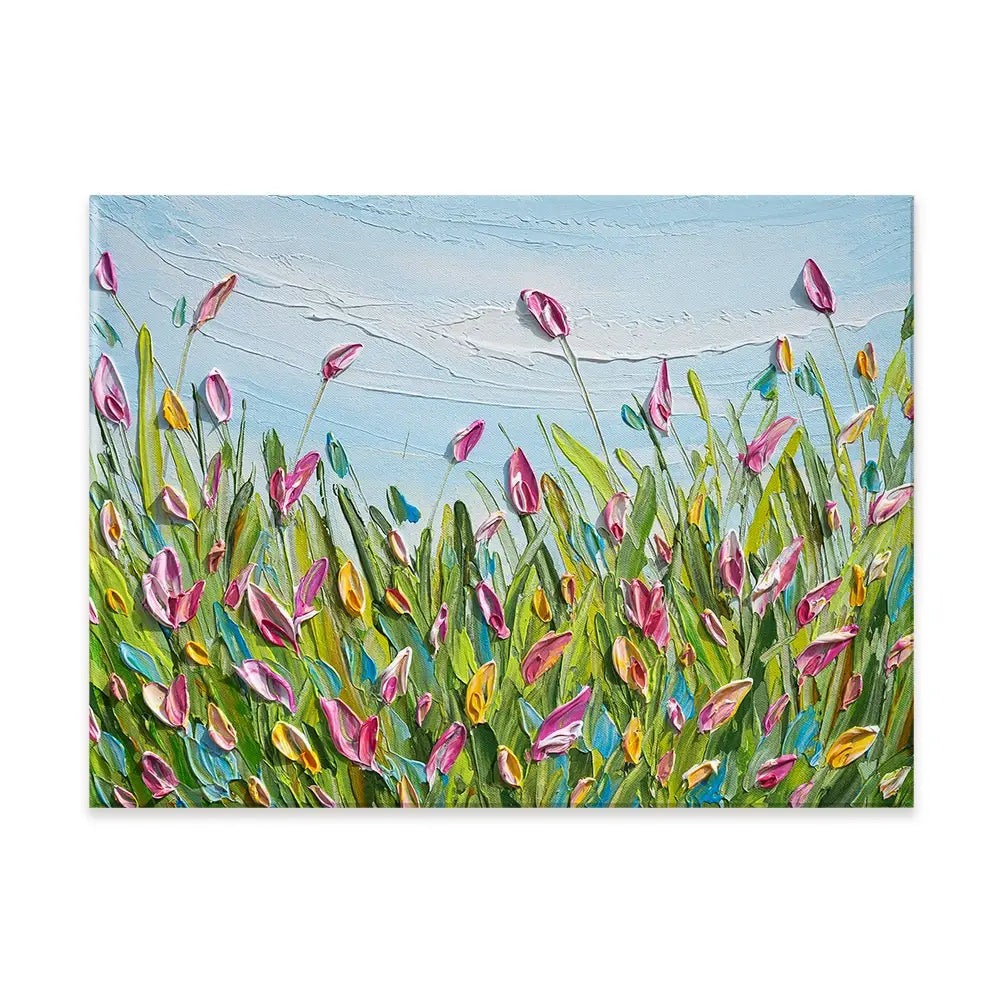 Spring Tulips Canvas Print Spring Tulips Canvas Print wall art product Olga Tkachyk