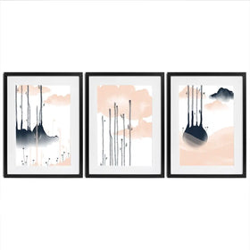 Sprouting Love Framed Art Print Trio Sprouting Love Framed Art Print Trio wall art product Art Print Shop
