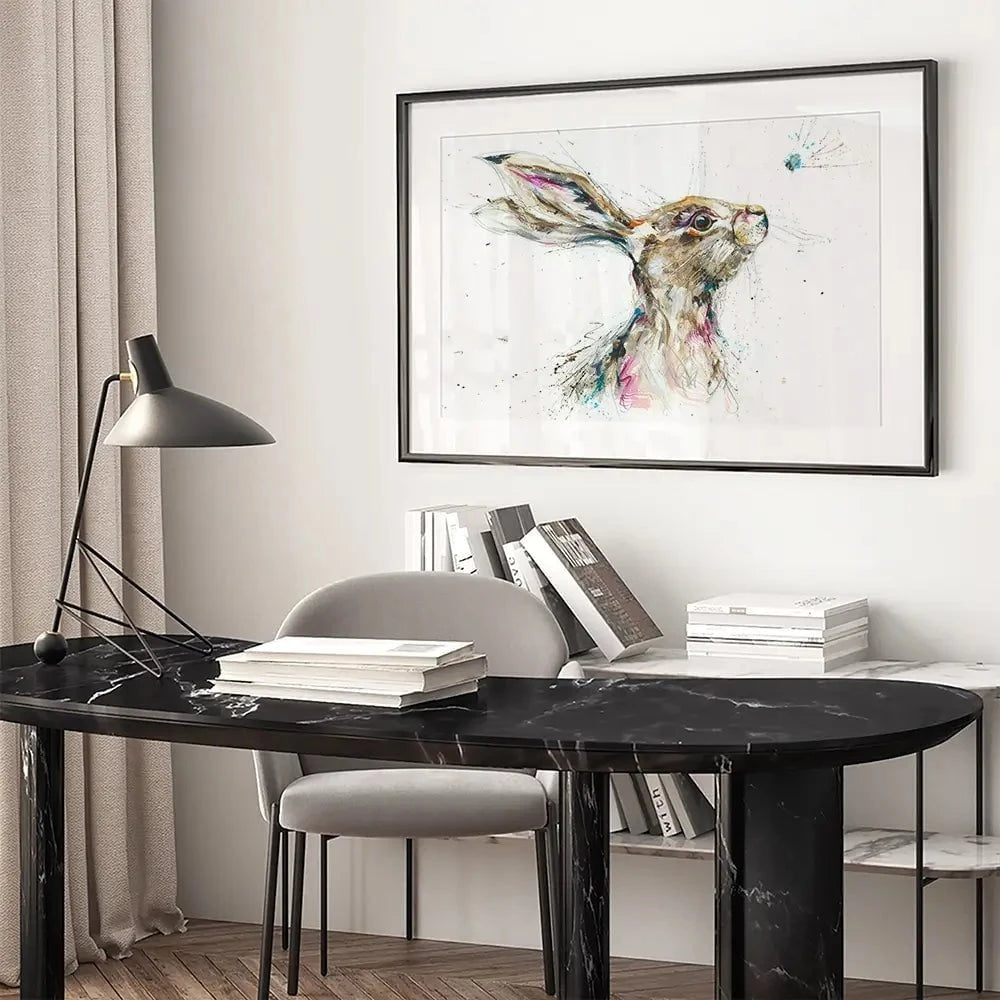 Squiggle Framed Art Print Squiggle Framed Art Print wall art product Nicola Jane Rowles
